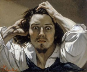 <p>Gustave Courbet: "Le Désespéré</p>